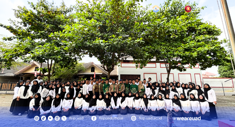 128 Mahasiswa PGSD UAD Ikuti Orientasi Hizbul Wathan di Kampus 5