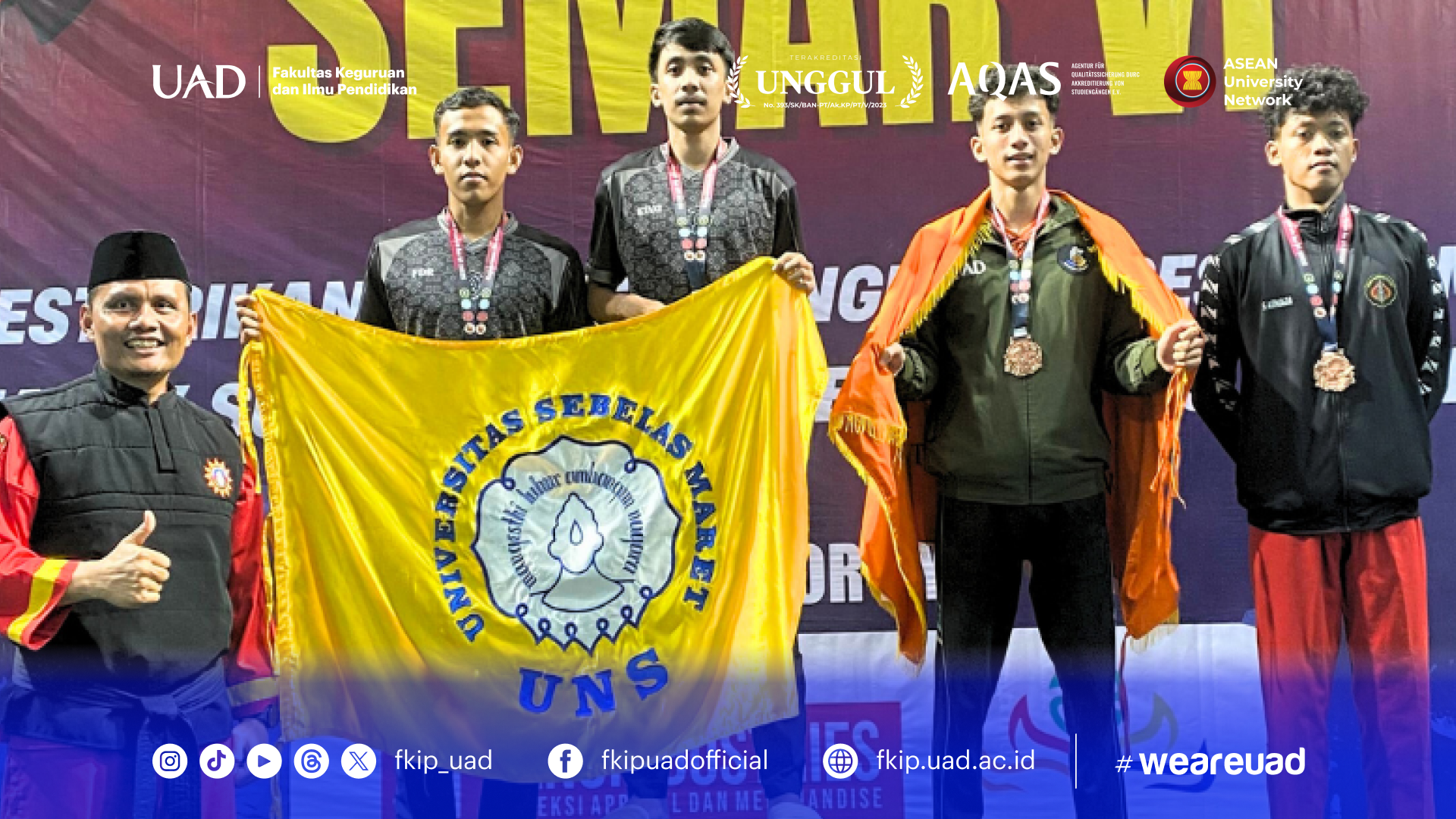 Andika Mahatin Putra, berhasil meraih Juara 3 Tapak Suci Nasional