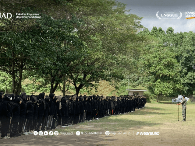 Keren! 445 Mahasiswa PPG UAD Jalani Pelatihan Bela Negara