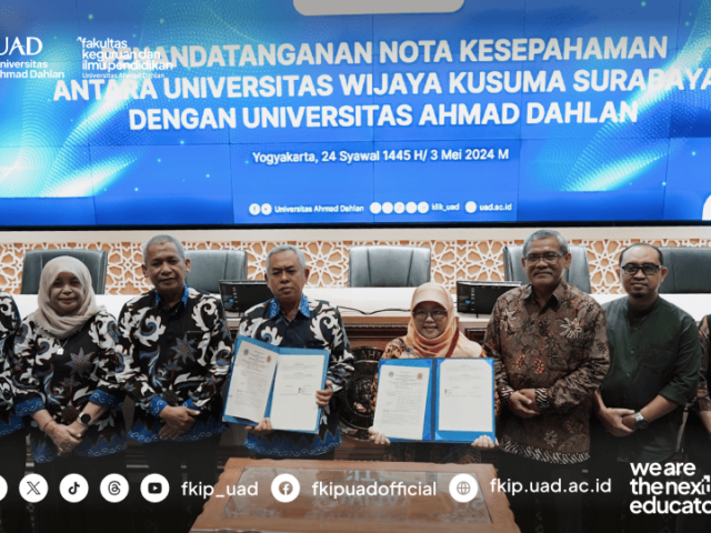 Tingkatkan Kualitas Pendidikan, FKIP Universitas Wijaya Kusuma Surabaya Audiensi ke FKIP UAD