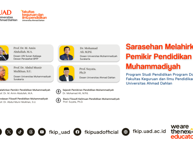 Sarasehan FKIP UAD: Melahirkan Pemikir Pendidikan Muhammadiyah