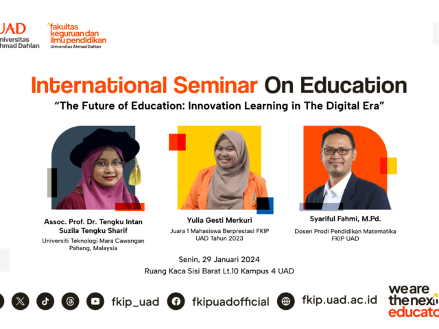 International Seminar on Education: Dosen PMat FKIP UAD Bahas Innovation Learning Futuristic