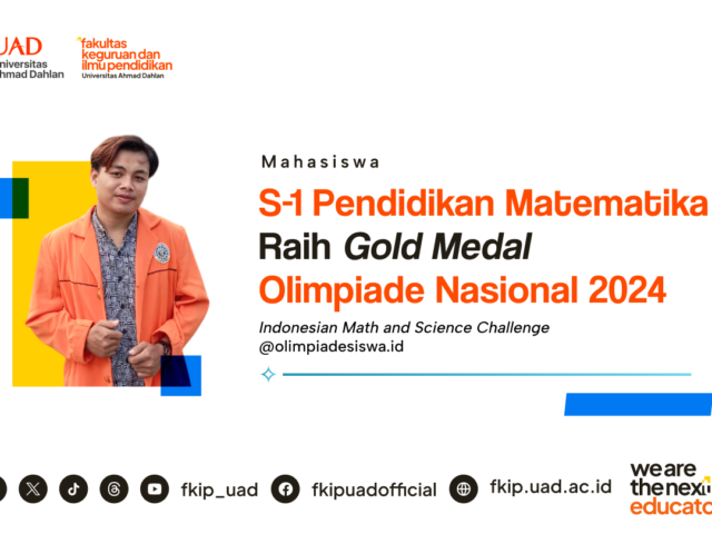 Mahasiswa PMat UAD Raih Gold Medal Olimpiade Nasional 2024