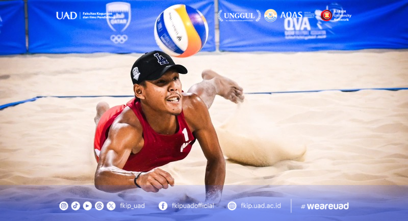 Ferza Mulyo Prasetyo, Mahasiswa PGSD UAD, Wakili Indonesia di AVC Beach Tour Qatar 2026