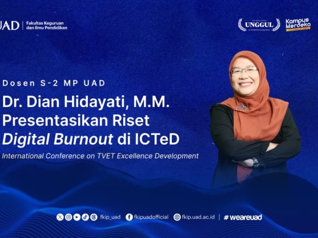 Dian Hidayati, Dosen UAD, Presentasikan Risetnya di ICTeD