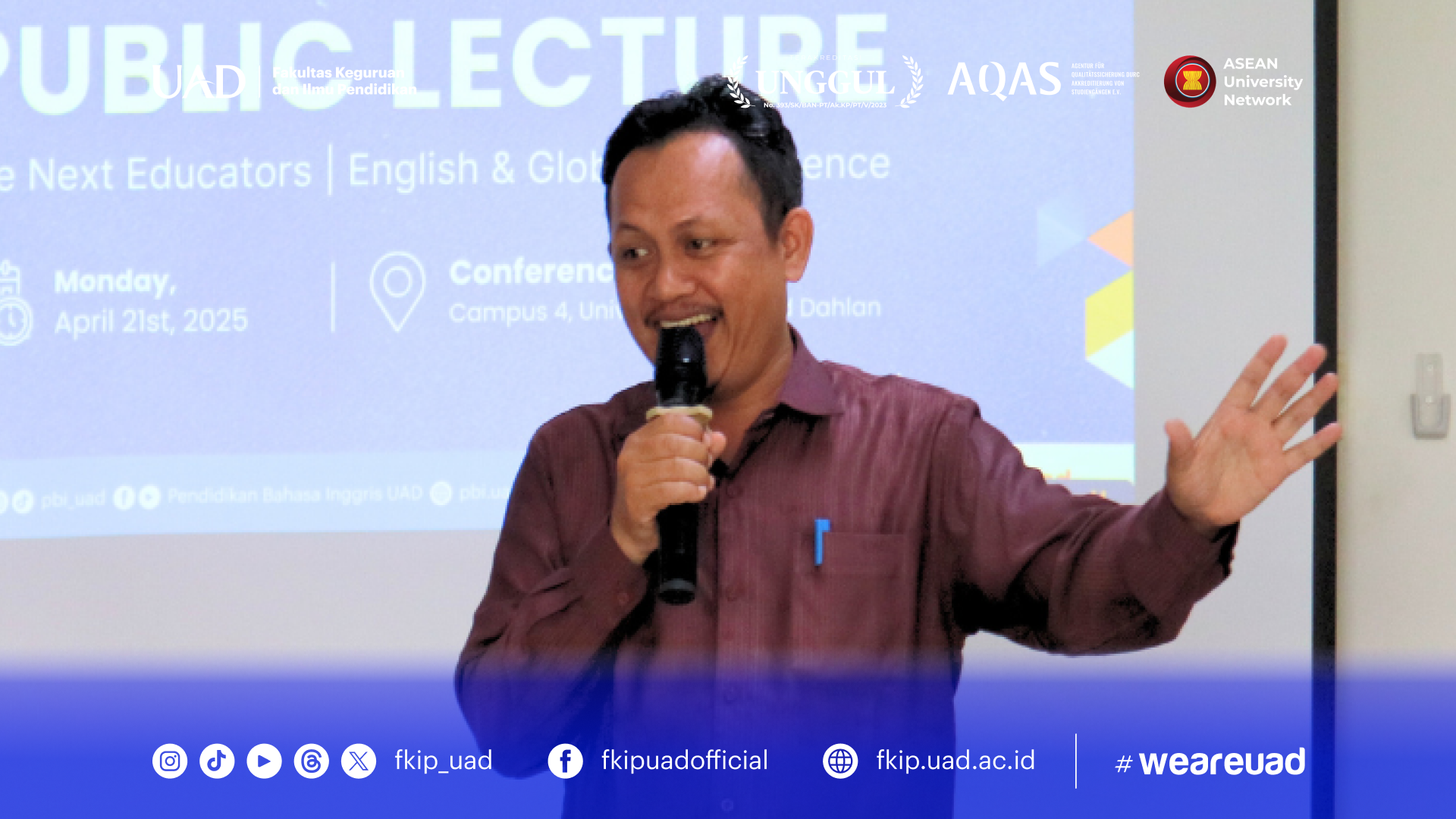 Sambutan Kaprodi S1 PBI UAD, Sucipto, Ph.D.