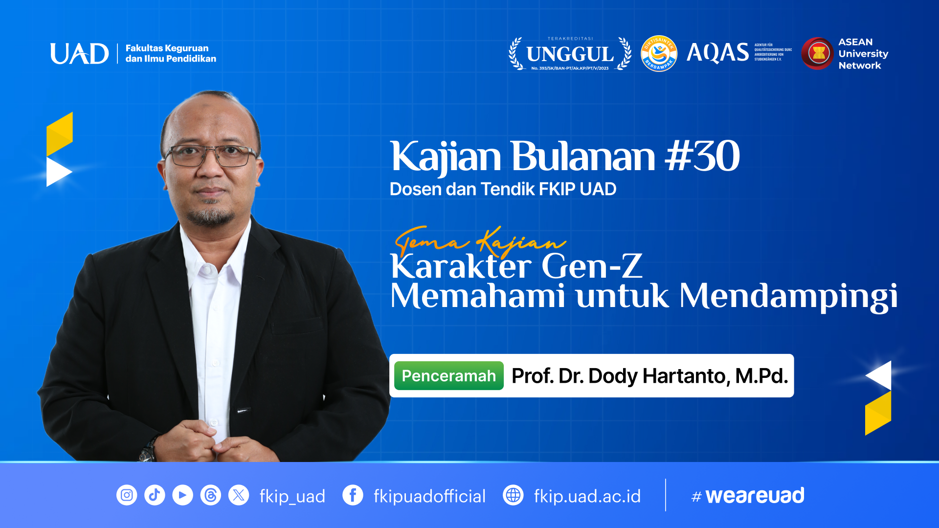 Kajian Bulanan FKIP: Pendampingan Generasi Z