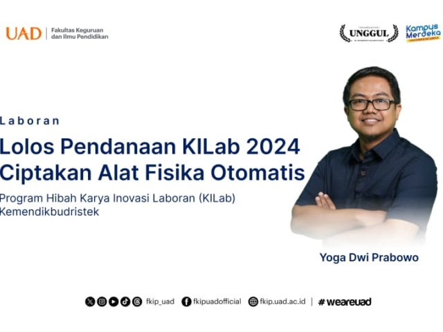 Lolos Pendanaan KILab 2024, Yoga Dwi Prabowo, Ciptakan Alat Fisika Otomatis