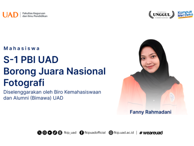 Maba PBI UAD, Fanny Rahmadani, Borong Juara Nasional Fotografi