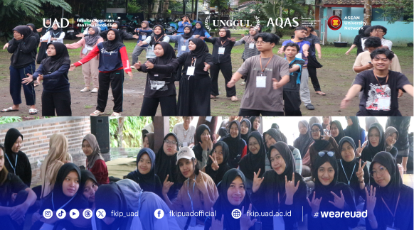 Mahasiswa PBI sedang melakukan game