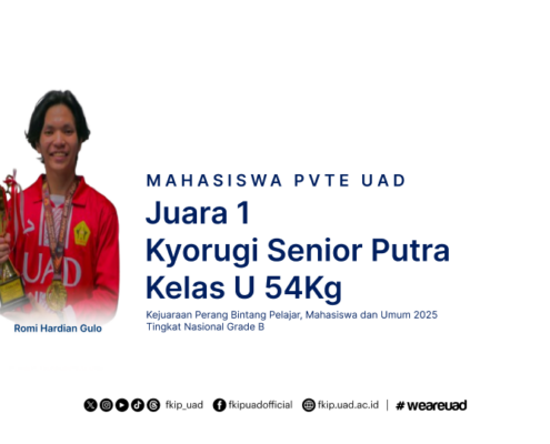 Mahasiswa PVTE Juara 1 Kyorugi Tingkat Nasional