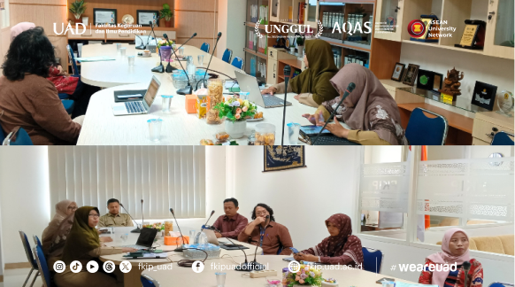 Diskusi Delegasi Muhdasa dengan Tim Kerja Sama Dalam Negeri FKIP UAD