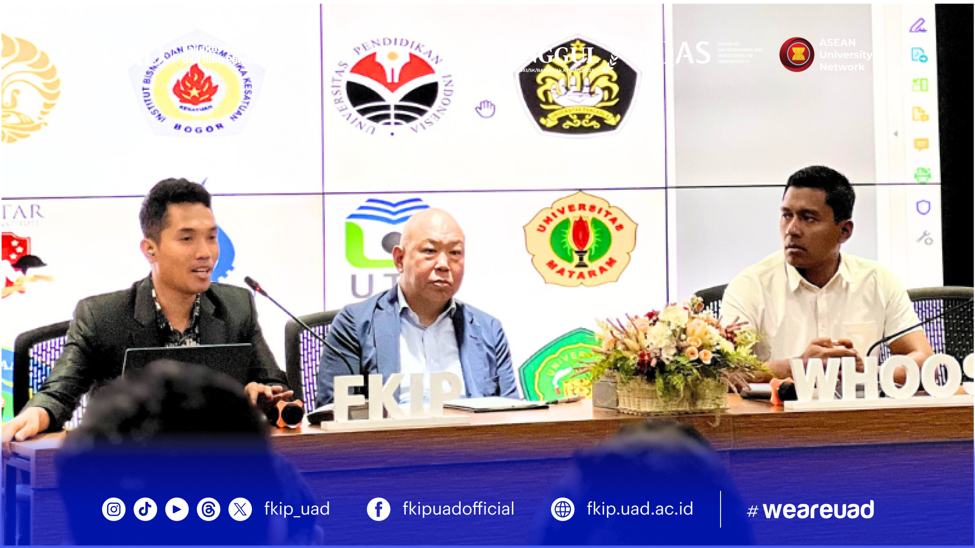 Narasumber Sosialisasi Narasumber Internasionalisasi PVTO UAD Lewat Magang Jepang