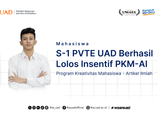 Hebat! Andika, Mahasiswa PVTE UAD, Berhasil Lolos PKM-AI