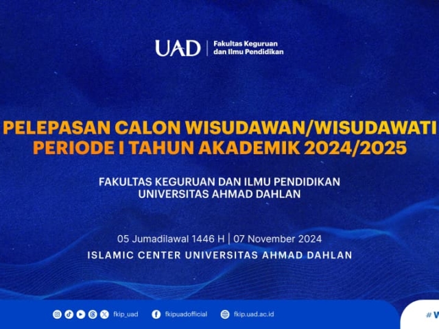 Pelepasan Calon Wisudawan FKIP Periode I TA 2024/2025