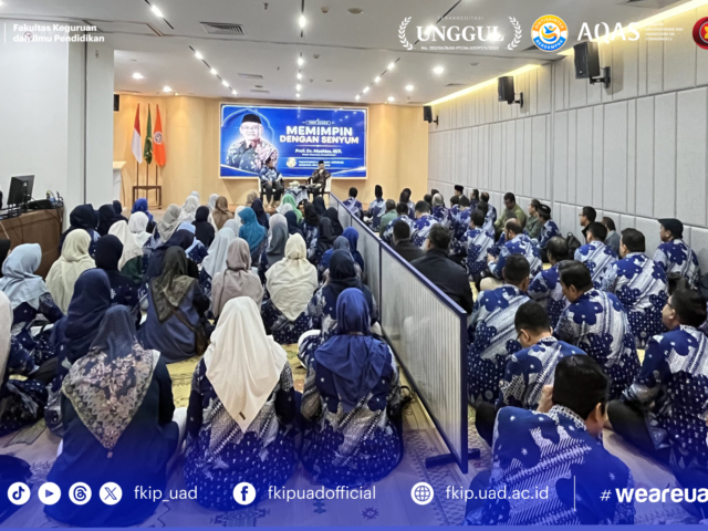 Pengajian Dosen dan Tenaga Kependidikan FKIP UAD ke-40 Angkat Tema “Memimpin dengan Senyum”