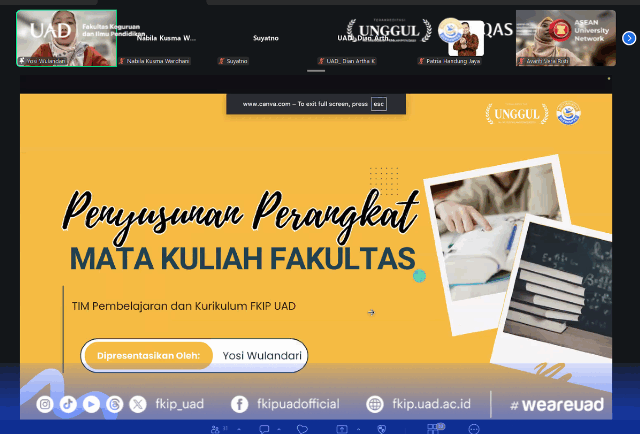 Siapkan Pendidik Masa Depan, FKIP UAD Kembangkan RPS Pendidikan Futuristis