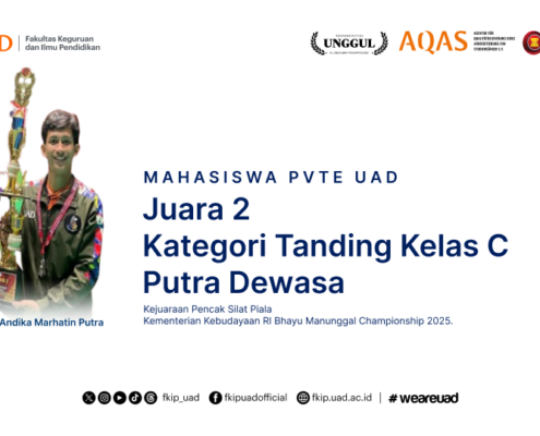 Prestasi Andika PVTE UAD di Kejuaraan Pencak Silat 2025