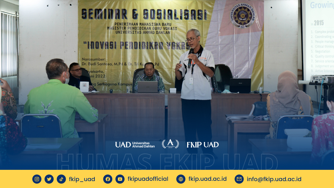 Seminar dan Sosialisasi MPGV FKIP UAD