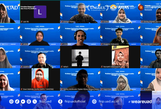 Webinar Bangga Jadi Guru: Idealis, Kreatif, Adaptif