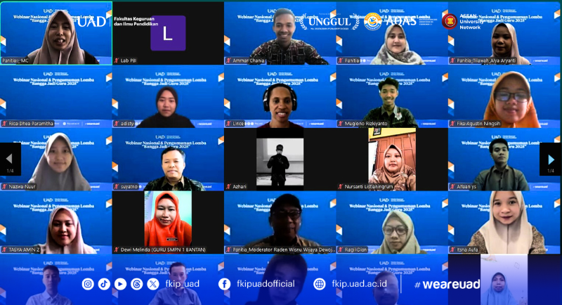 Webinar Bangga Jadi Guru: Idealis, Kreatif, Adaptif