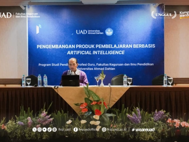 Adaptasi Teknologi, PPG UAD Gelar Workshop Artificial Intelligence