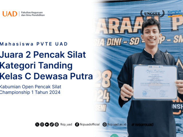 Mahasiswa PVTE UAD Juara 2 Kabumian Open Pencak Silat Championship 2024