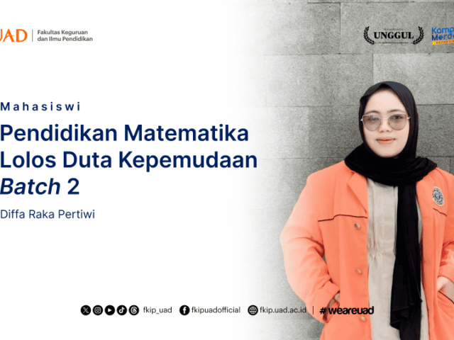 Diffa Raka P., Mahasiswi PMat Lolos Duta Kepemudaan Batch 2